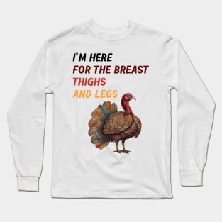 Thanksgiving Turkey in Retro Colors Long Sleeve T-Shirt